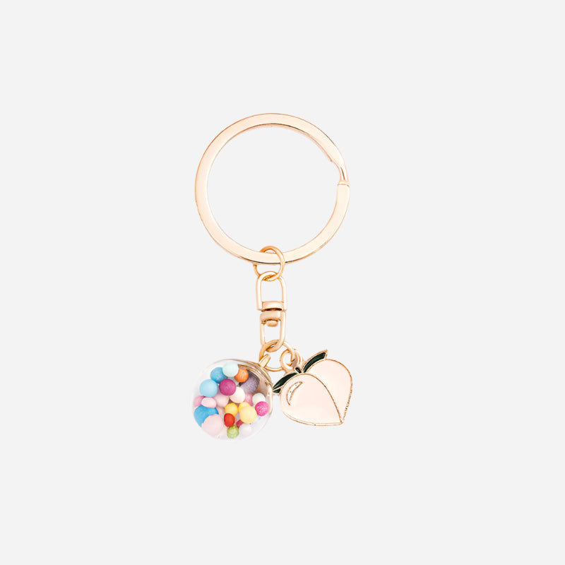 Sweet and simple metal bag charm