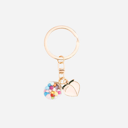 Sweet and simple metal bag charm