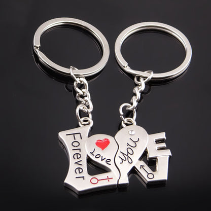 Valentine’s Day metal keychain gift