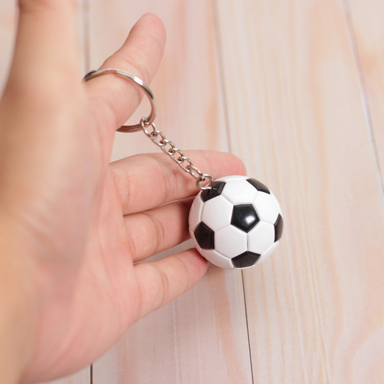 Volleyball keychain charm for backpacks