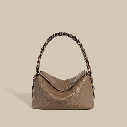 Celandine Green retro underarm cowhide bag
