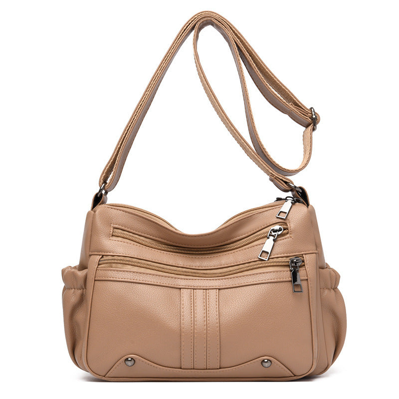 Large handbag for daily use with single shoulder strap
