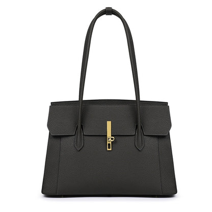 Work-friendly tote with double shoulder strap design