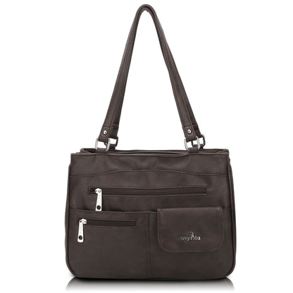 Interior of large tote bag showing soft polyester lining