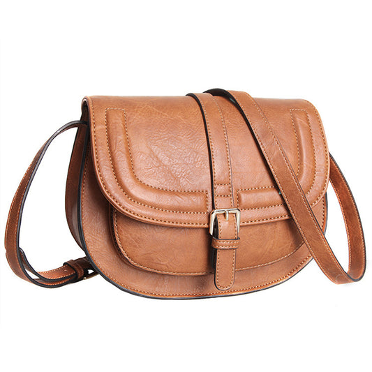 Korean-style small square PU leather shoulder bag