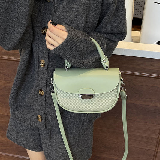 Light blue small women's crossbody bag