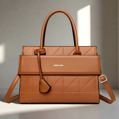 Light brown women's fashion shoulder bag