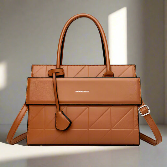 Light brown women's fashion shoulder bag