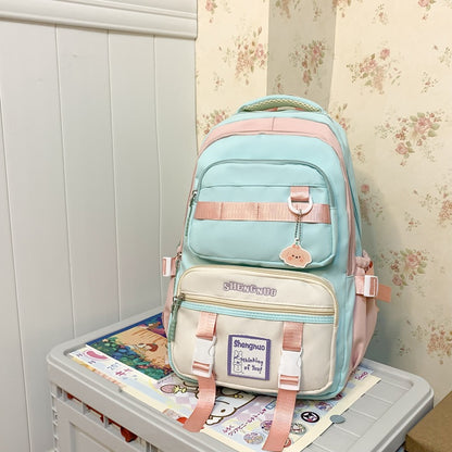 Casual fresh-style backpack for teen girls