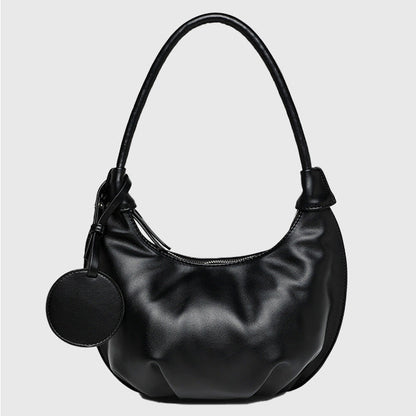 Color lineup of crescent-shaped PU underarm bags