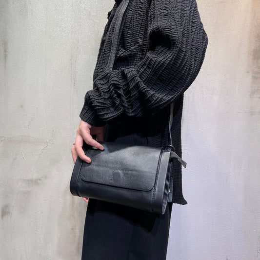 Handmade cowhide leather crossbody bag for women
