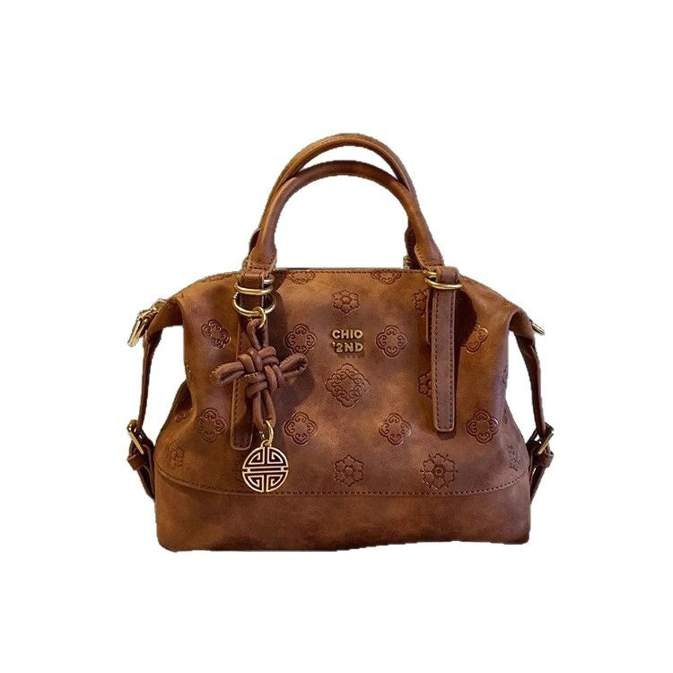 Interior view of small PU messenger bag for women