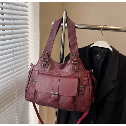 LuxeBlackBag large fashion shoulder tote collection