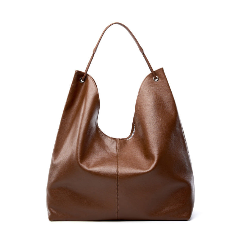 Urban simplicity shoulder tote with structure