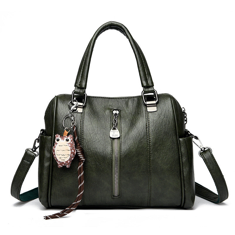 Peacock blue crossbody handbag for everyday wear