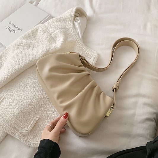 Pleated Cloud Underarm Bag for Women - Stylish Messenger Shoulder Bag