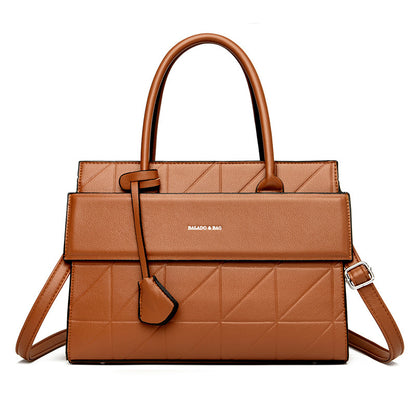 Olive brown women’s shoulder tote bag