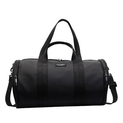 Interior of Oxford waterproof travel handbag with compartments