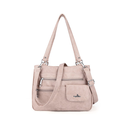PU leather tote ideal for work, travel, or errands