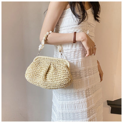 Woven Straw Handbag for Women - Perfect for Leisure Travel